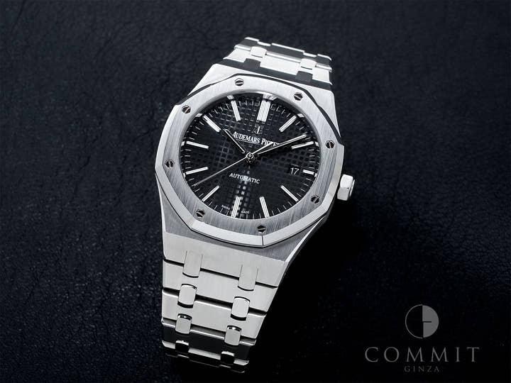 オーデマピゲ ロイヤルオーク Ref.15400ST.OO.1220ST.01 ステンレススチール ブラック文字盤 中古 kse9ao2m