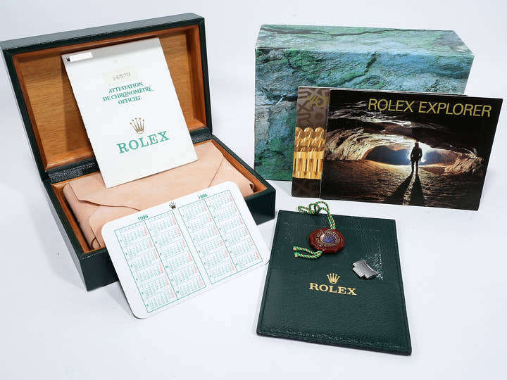 ロレックス エクスプローラーII Ref.16570 ステンレススチール ホワイト文字盤 オイスターブレスレット 中古 22qp9kjn