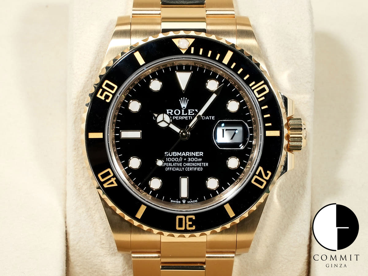 Rolex Submariner Date Ref. 126618LN Yellow Gold Black Dial Excellent Condition Pre-Owned 2zipq2b3