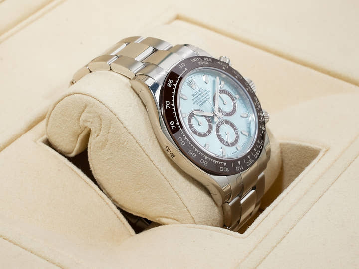 Rolex Daytona Ref. 116506 Platinum Ice Blue Dial Excellent Condition ry83j8ci