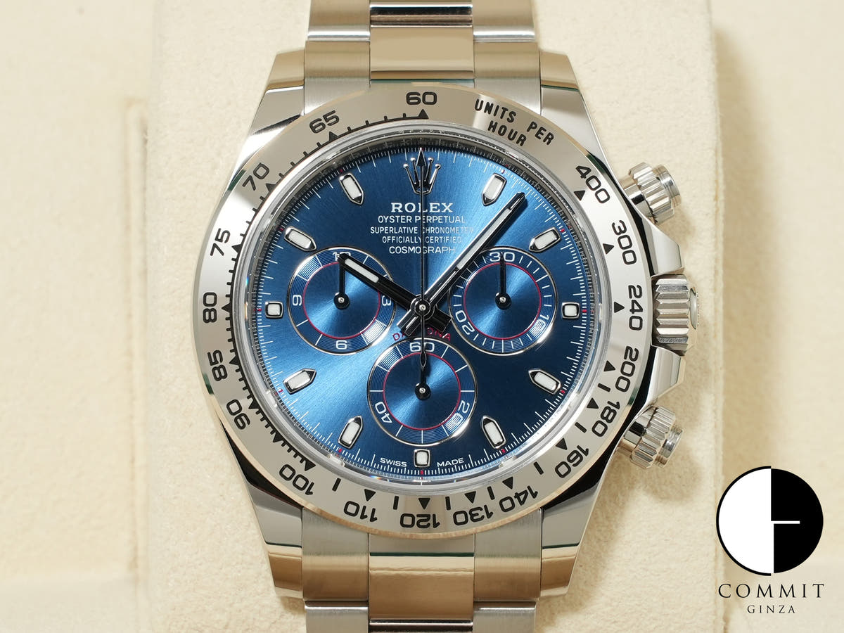 Rolex Daytona Ref. 116509 White Gold Blue Dial Unused jvqae8we