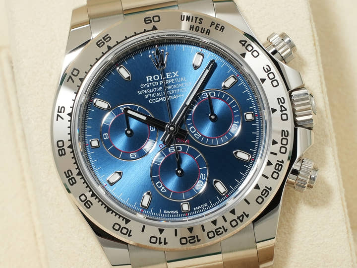 Rolex Daytona Ref. 116509 White Gold Blue Dial Unused jvqae8we