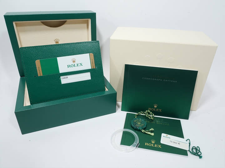 Rolex Daytona Ref. 116520 Stainless Steel White Dial Deadstock bn68j9oq