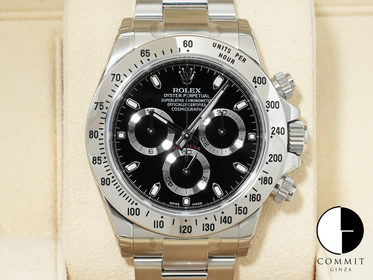 Rolex Daytona Ref. 116520 Stainless Steel Black Dial Deadstock opbwuyqk