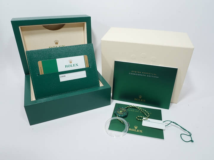 Rolex Daytona Ref. 116520 Stainless Steel Black Dial Deadstock opbwuyqk