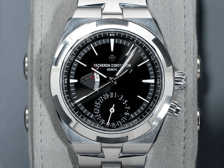 Vacheron Constantin Overseas Dual Time Ref. 7920V/210A-B546 Stainless Steel Black Dial Pre-owned ogjzqvbg