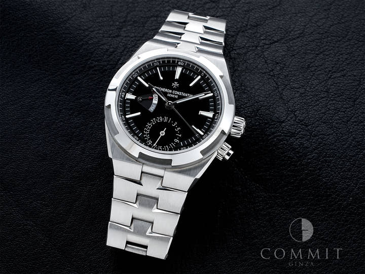 Vacheron Constantin Overseas Dual Time Ref. 7920V/210A-B546 Stainless Steel Black Dial Pre-owned ogjzqvbg