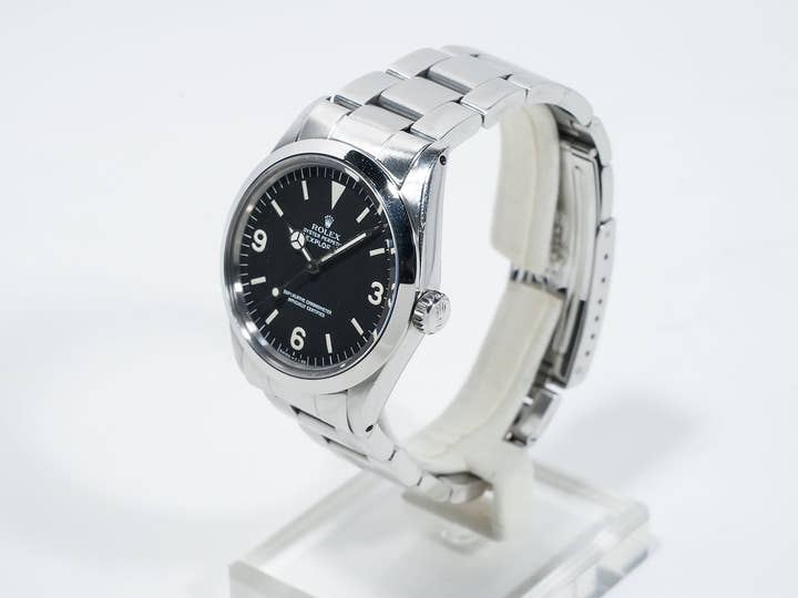 ロレックス エクスプローラーI Ref.1016 ステンレススチール ブラック文字盤 中古 64s85776