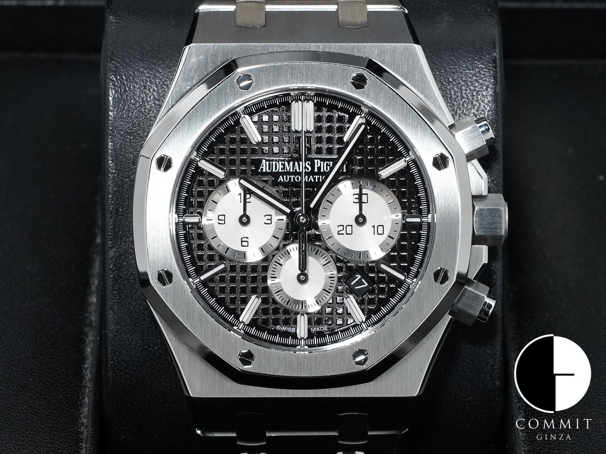 オーデマピゲ ロイヤルオーク クロノグラフ Ref.26331ST.OO.1220ST.02 ステンレススチール ブラック文字盤 美中古 kxzmyiu8
