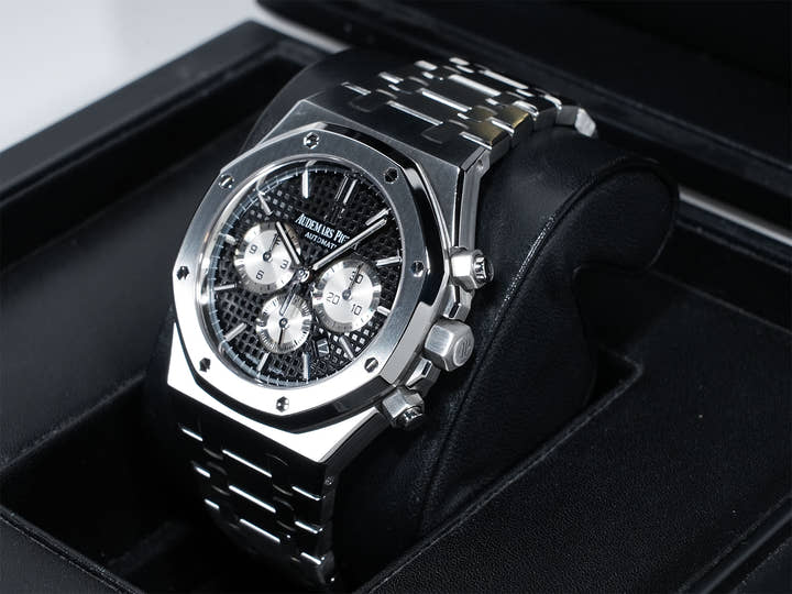 オーデマピゲ ロイヤルオーク クロノグラフ Ref.26331ST.OO.1220ST.02 ステンレススチール ブラック文字盤 美中古 kxzmyiu8