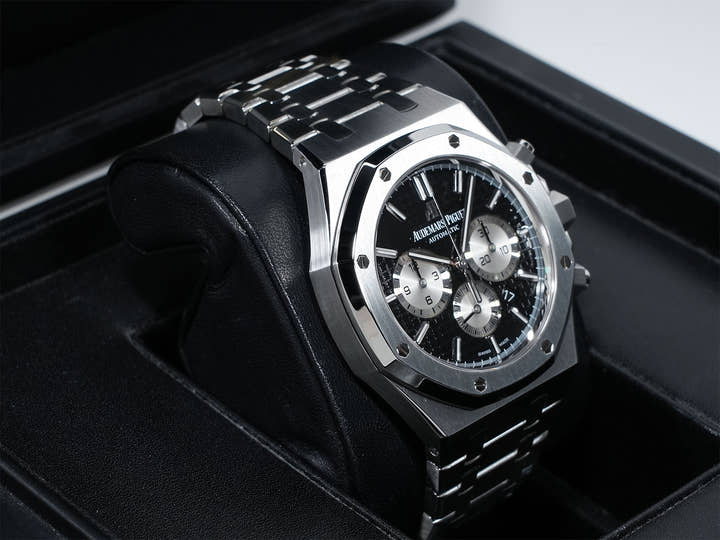 オーデマピゲ ロイヤルオーク クロノグラフ Ref.26331ST.OO.1220ST.02 ステンレススチール ブラック文字盤 美中古 kxzmyiu8