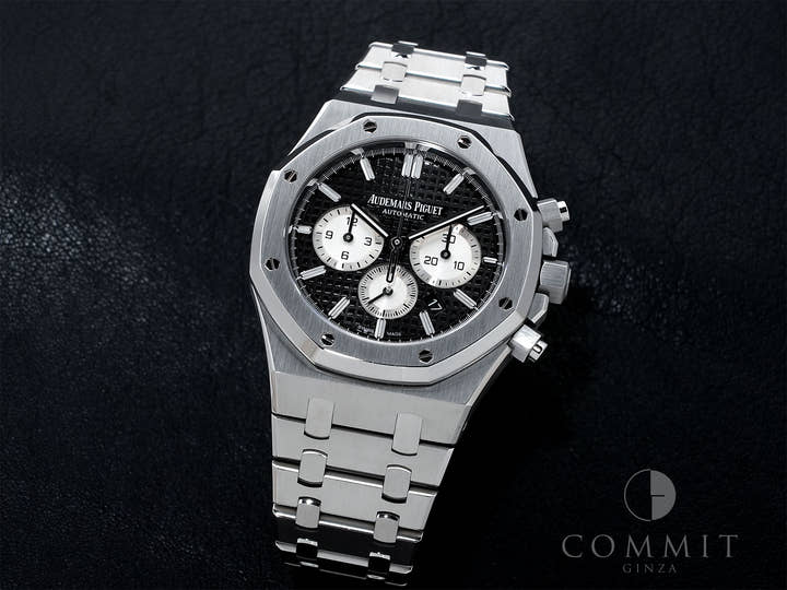 オーデマピゲ ロイヤルオーク クロノグラフ Ref.26331ST.OO.1220ST.02 ステンレススチール ブラック文字盤 美中古 kxzmyiu8