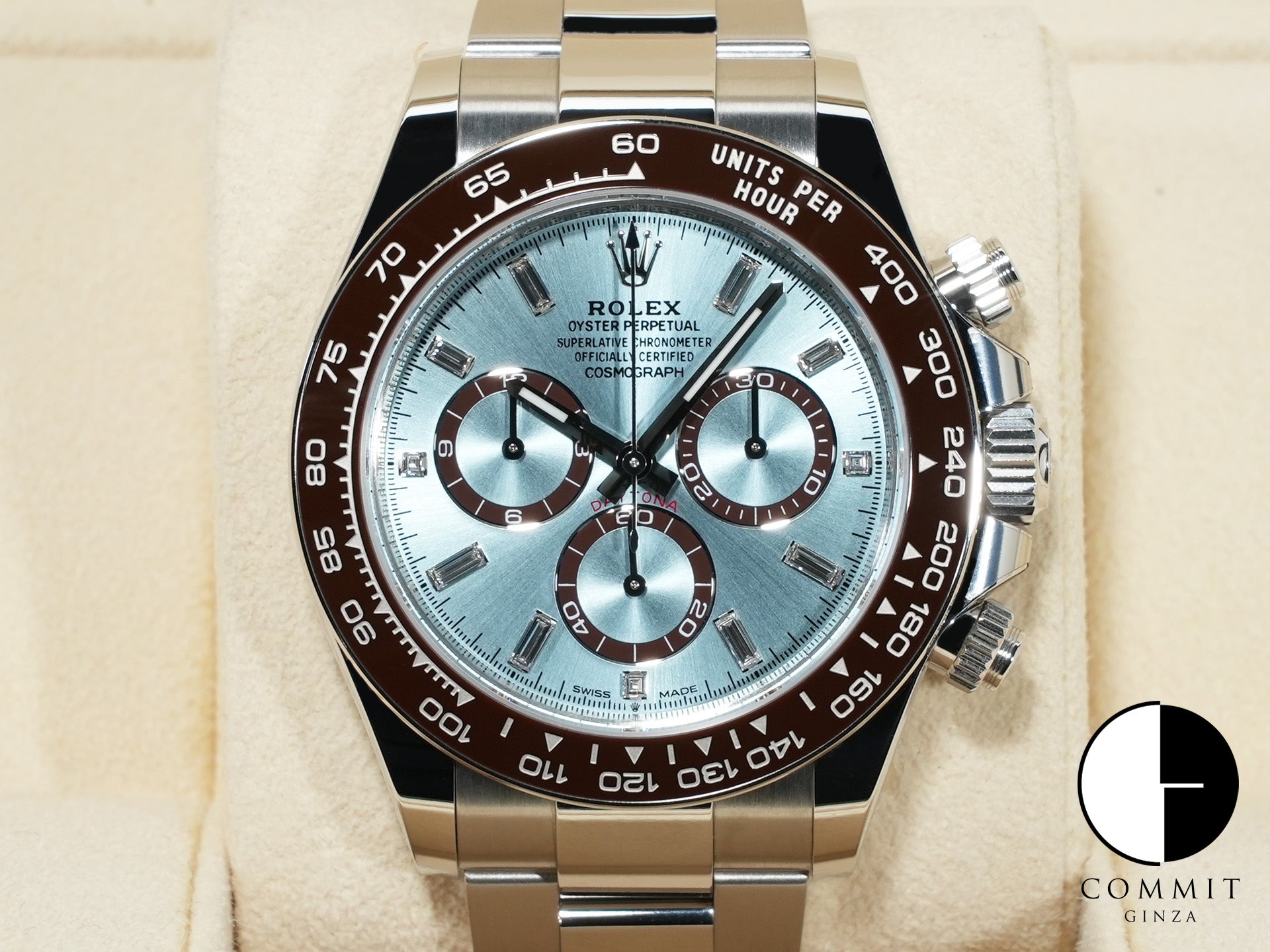 Rolex Daytona Ref. 126506A Platinum Ice Blue with 11 Diamond Dial, Unused (h9u9gpqk)