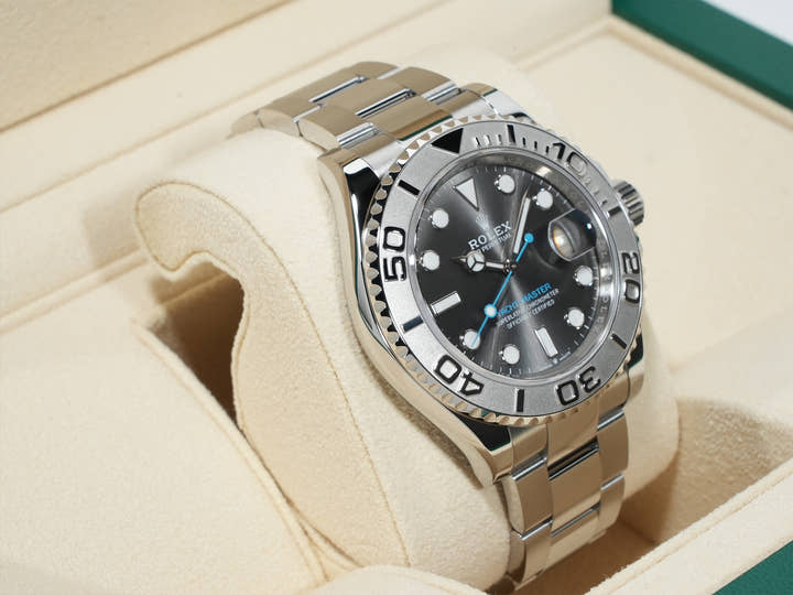 Rolex Yacht-Master 40 Ref. 126622 Stainless Steel/Platinum Slate Dial Excellent Condition 42ktshig