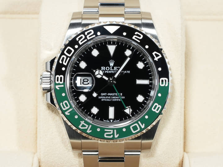 ロレックス GMTマスターII Ref.126720VTNR ステンレススチール ブラック文字盤 オイスターブレスレット 美品 ofoqw2y8