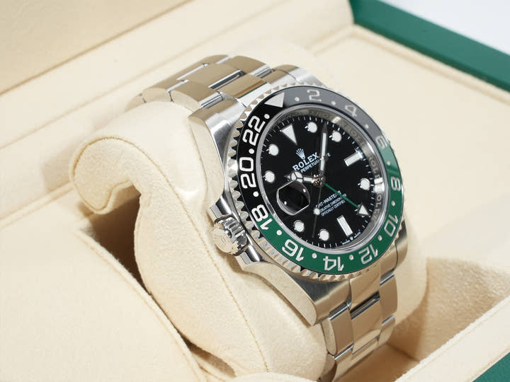 ロレックス GMTマスターII Ref.126720VTNR ステンレススチール ブラック文字盤 オイスターブレスレット 美品 ofoqw2y8