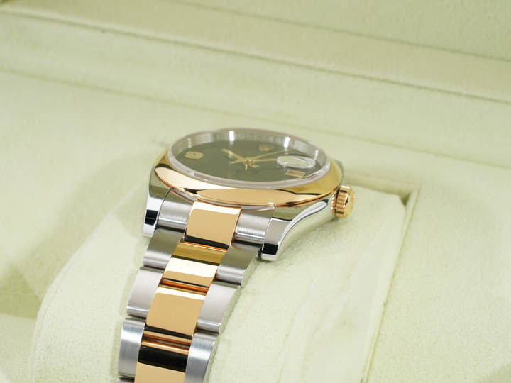 ロレックス デイトジャスト Ref.116203 ステンレススチール/イエローゴールド オニキス文字盤 中古 k5ix6zrk