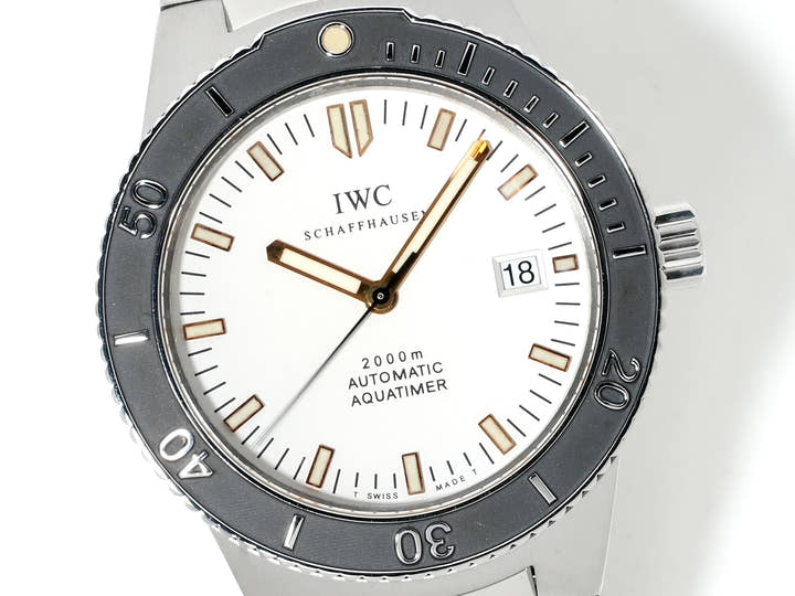 IWC GSTアクアタイマー Ref.IW353603 ステンレススチール シルバー文字盤 美品 yjnibf8o