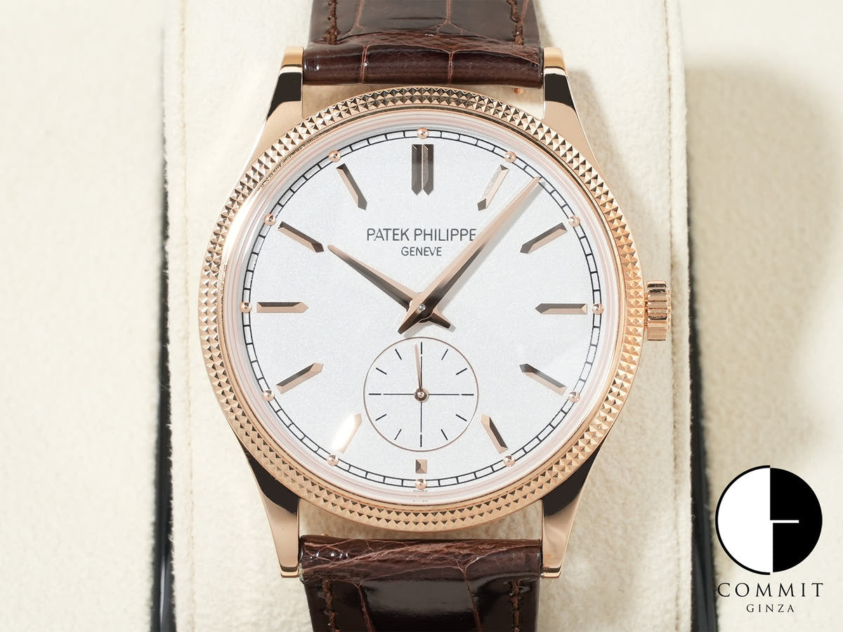 パテックフィリップ カラトラバ Ref.6119R-001 ローズゴールド シルバー文字盤 未使用 pxzd74ag