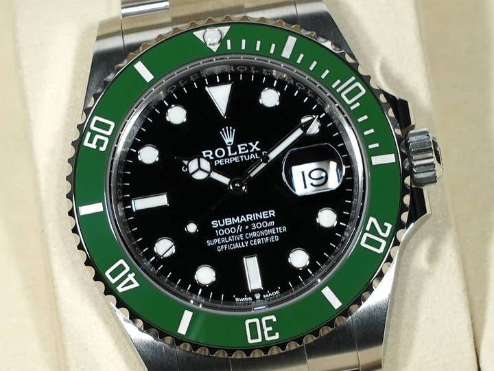 Rolex Submariner Date Ref. 126610LV Stainless Steel Black Dial Unused okipuexy