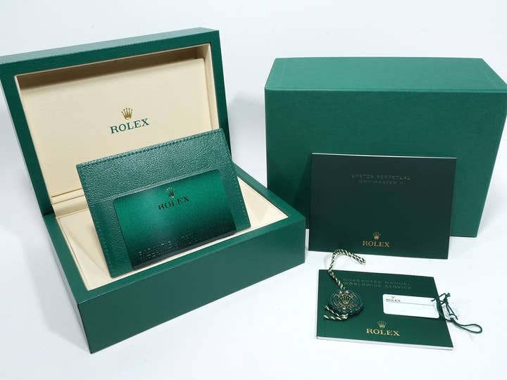 ロレックス GMTマスターII Ref.126710GRNR ステンレススチール ブラック文字盤 オイスターブレスレット 未使用 nia2n7s3