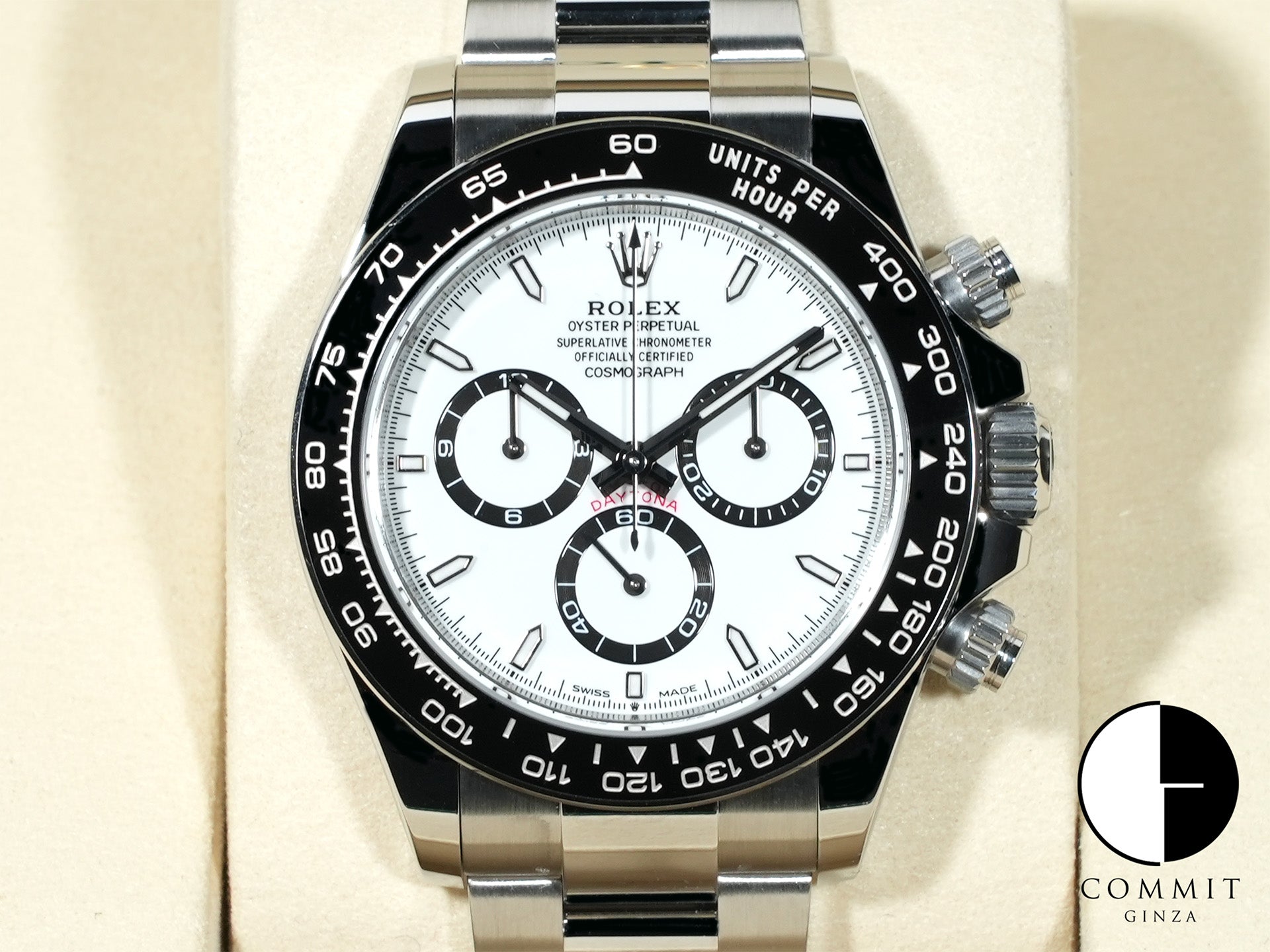 Rolex Daytona Ref. 126500LN Stainless Steel White Dial Unused 7qx7f48z