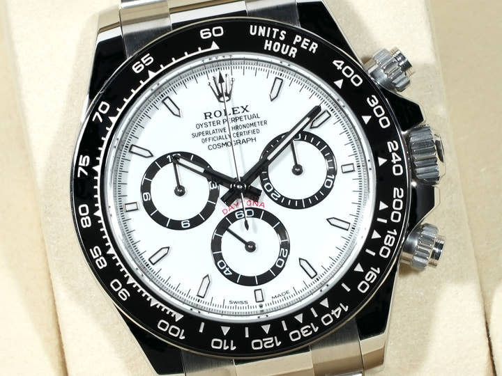 ロレックス デイトナ Ref.126500LN ステンレススチール ホワイト文字盤 未使用 7qx7f48z