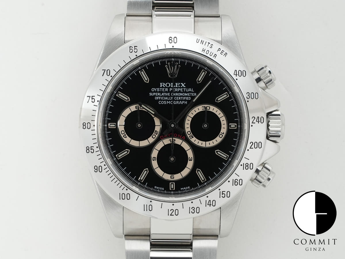 ロレックス デイトナ エルプリメロ Ref.16520 ステンレススチール ブラック文字盤 美中古 b29cwres