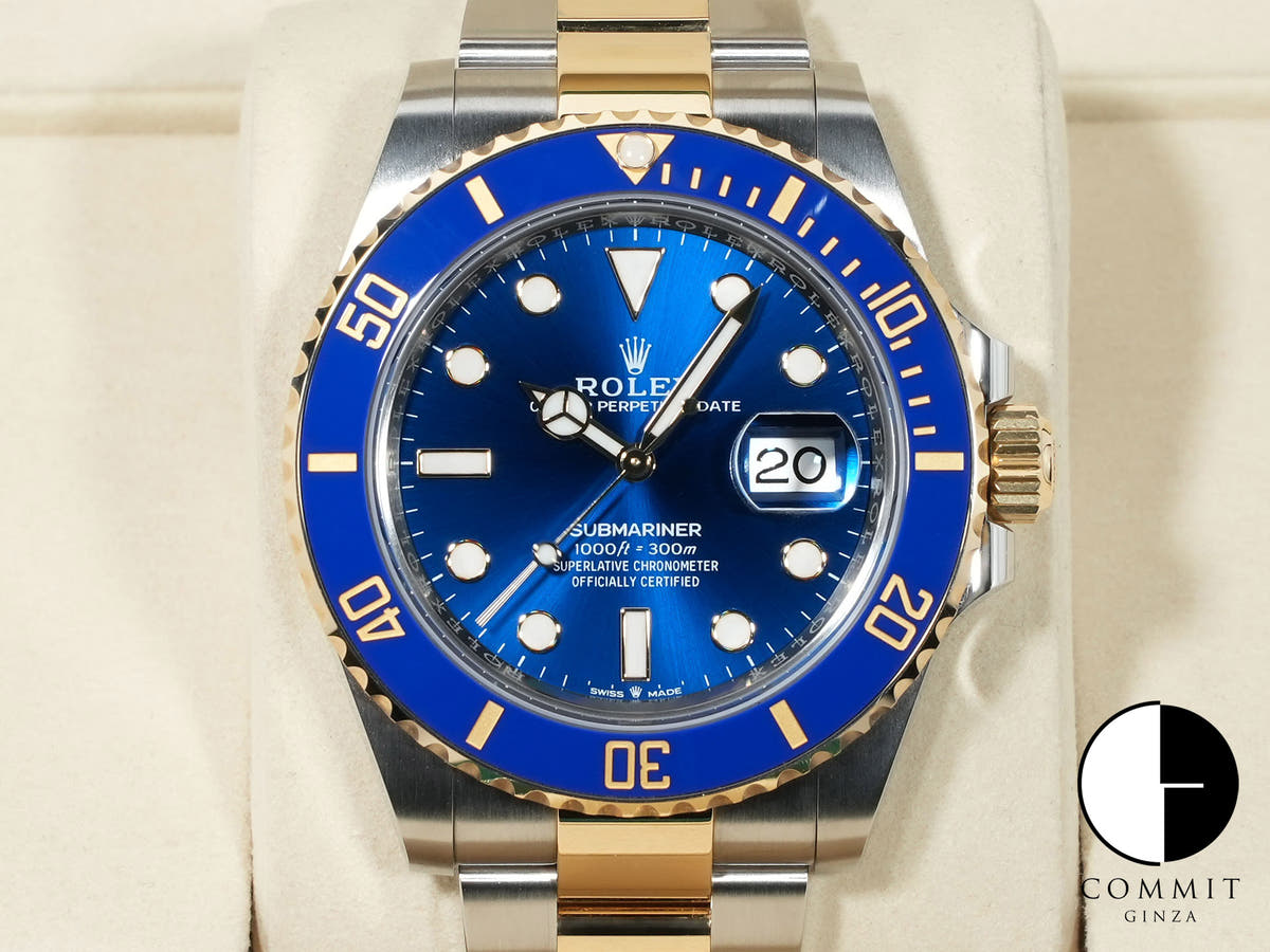 ロレックス サブマリーナー デイト Ref.126613LB ステンレススチール/イエローゴールド ブルー文字盤 未使用 h5p8n74h