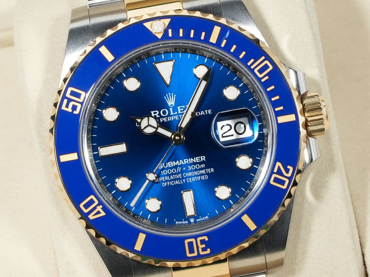ロレックス サブマリーナー デイト Ref.126613LB ステンレススチール/イエローゴールド ブルー文字盤 未使用 h5p8n74h