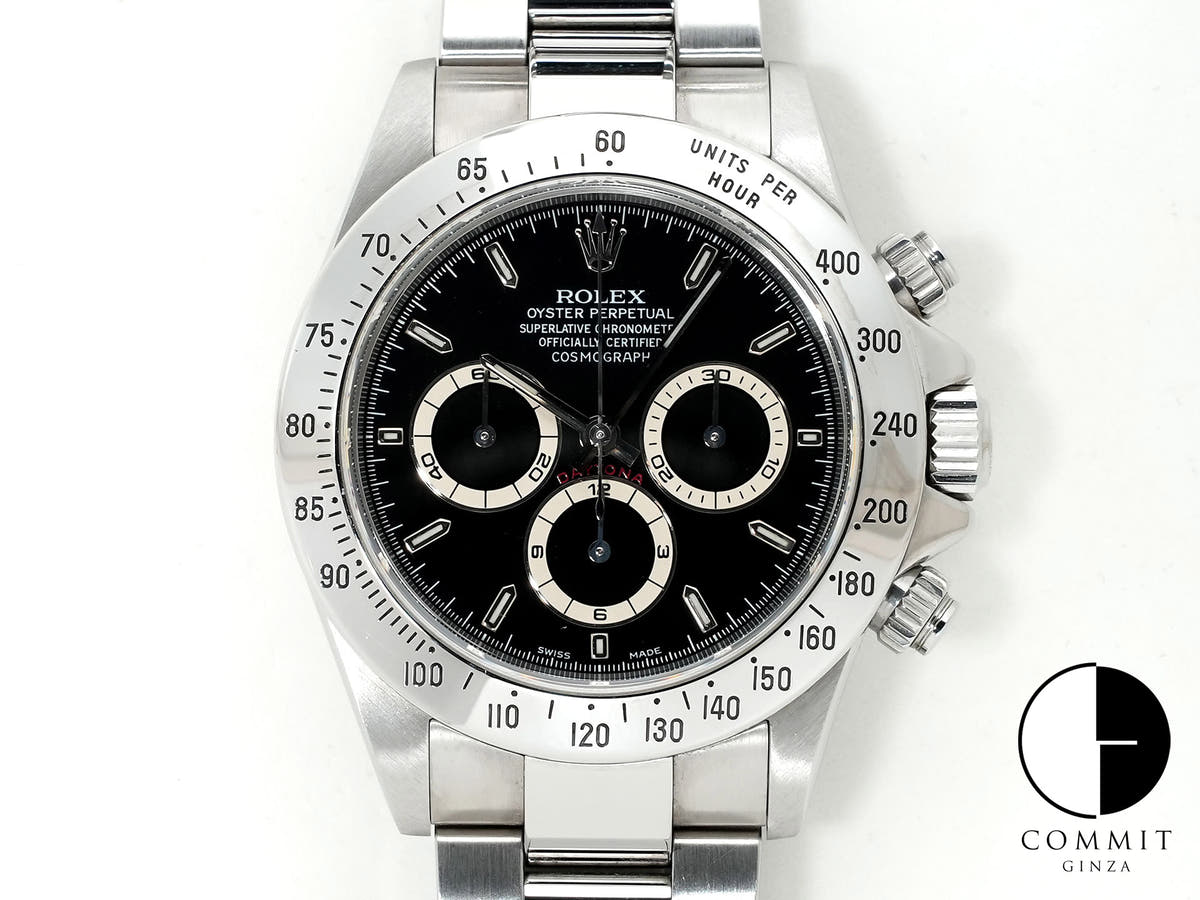 Rolex Daytona El Primero Ref. 16520 Stainless Steel Black Dial Pre-owned 6kyikd7c