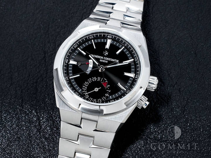 Vacheron Constantin Overseas Dual Time Ref. 7920V/210A-B546 Stainless Steel Black Dial Excellent Condition krr3j383