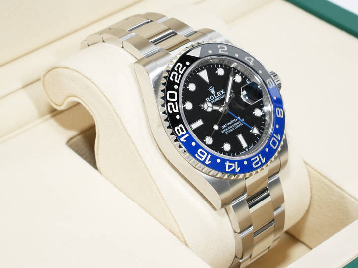 ロレックス GMTマスターII Ref.126710BLNR ステンレススチール ブラック文字盤 オイスターブレスレット 未使用 7fbhpbu7