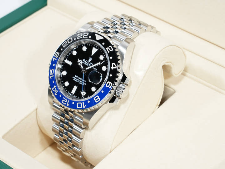 ロレックス GMTマスターII Ref.126710BLNR ステンレススチール ブラック文字盤 ジュビリーブレスレット 未使用 rmikax6o