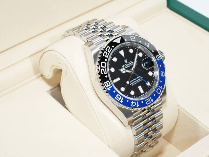 ロレックス GMTマスターII Ref.126710BLNR ステンレススチール ブラック文字盤 ジュビリーブレスレット 未使用 rmikax6o