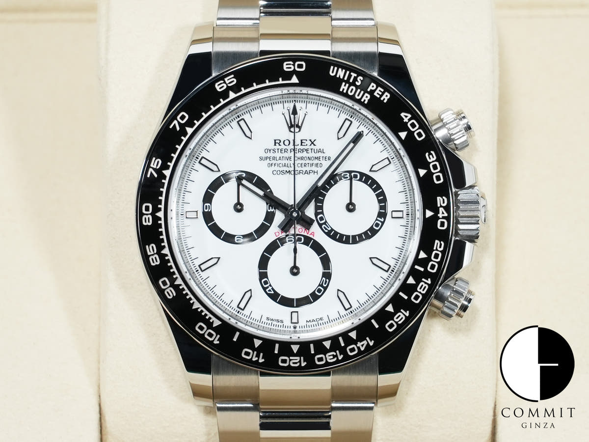 ロレックス デイトナ Ref.126500LN ステンレススチール ホワイト文字盤 未使用 bj7gv8xa