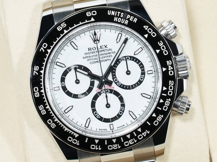 ロレックス デイトナ Ref.126500LN ステンレススチール ホワイト文字盤 未使用 bj7gv8xa