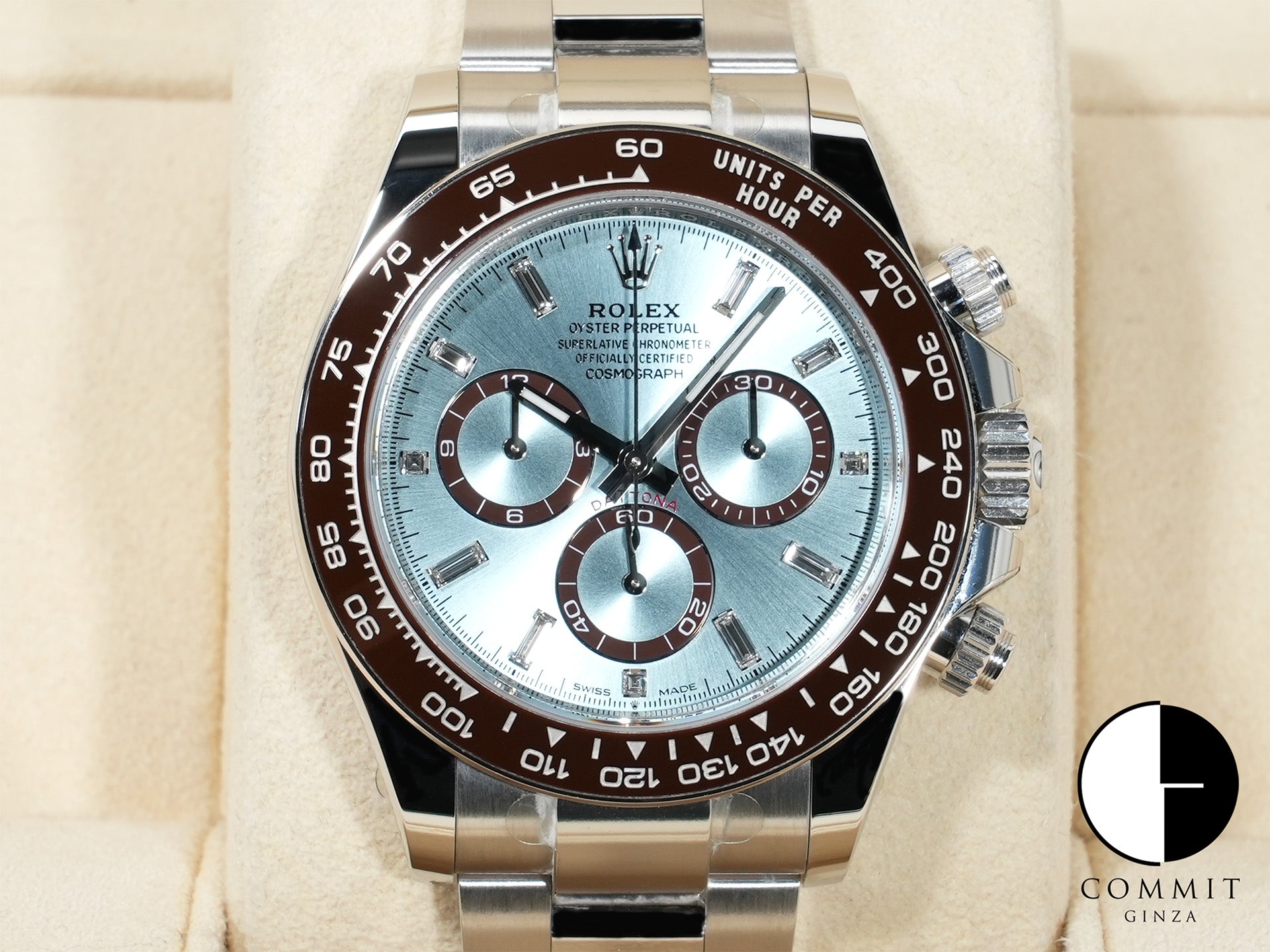 ロレックス デイトナ Ref.126506A プラチナ アイスブルーx11Pダイヤ文字盤 未使用 s4amieby