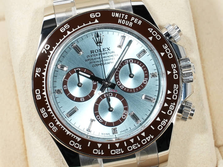 ロレックス デイトナ Ref.126506A プラチナ アイスブルーx11Pダイヤ文字盤 未使用 s4amieby