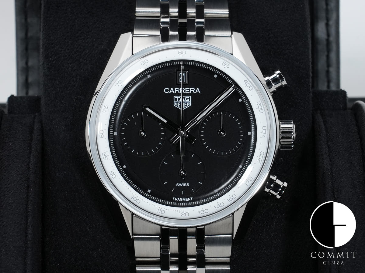 タグホイヤー カレラ フラグメント Ref.CBS221B.BA0045 ステンレススチール ブラック文字盤 未使用 vufduxv8