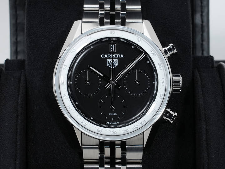タグホイヤー カレラ フラグメント Ref.CBS221B.BA0045 ステンレススチール ブラック文字盤 未使用 vufduxv8