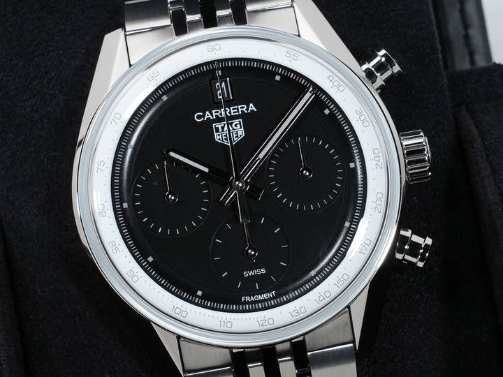 タグホイヤー カレラ フラグメント Ref.CBS221B.BA0045 ステンレススチール ブラック文字盤 未使用 vufduxv8