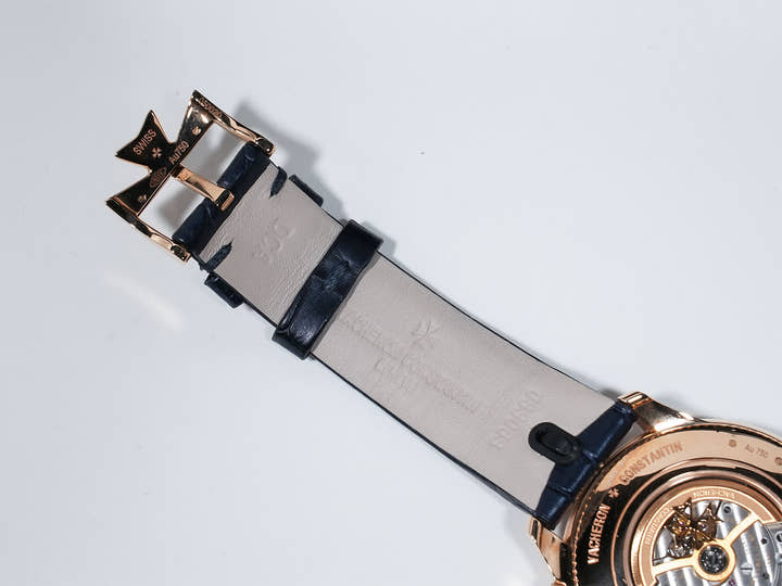 Vacheron Constantin Egérie Moon Phase Ref. 8005F/000R-B498 Pink Gold Silver Dial Excellent Condition bg839a36