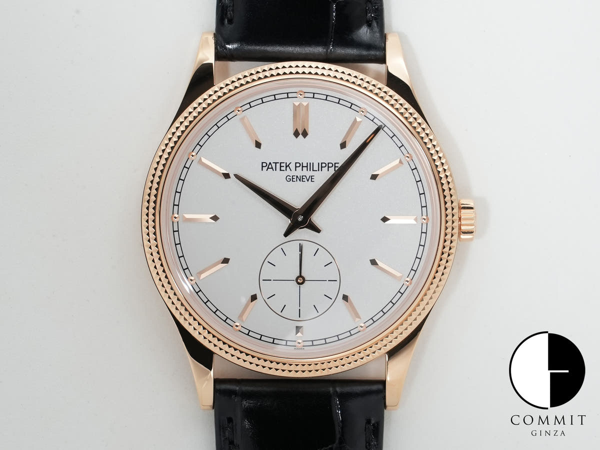 パテックフィリップ カラトラバ Ref.6119R-001 ローズゴールド シルバー文字盤 美品 y2r7b7wc