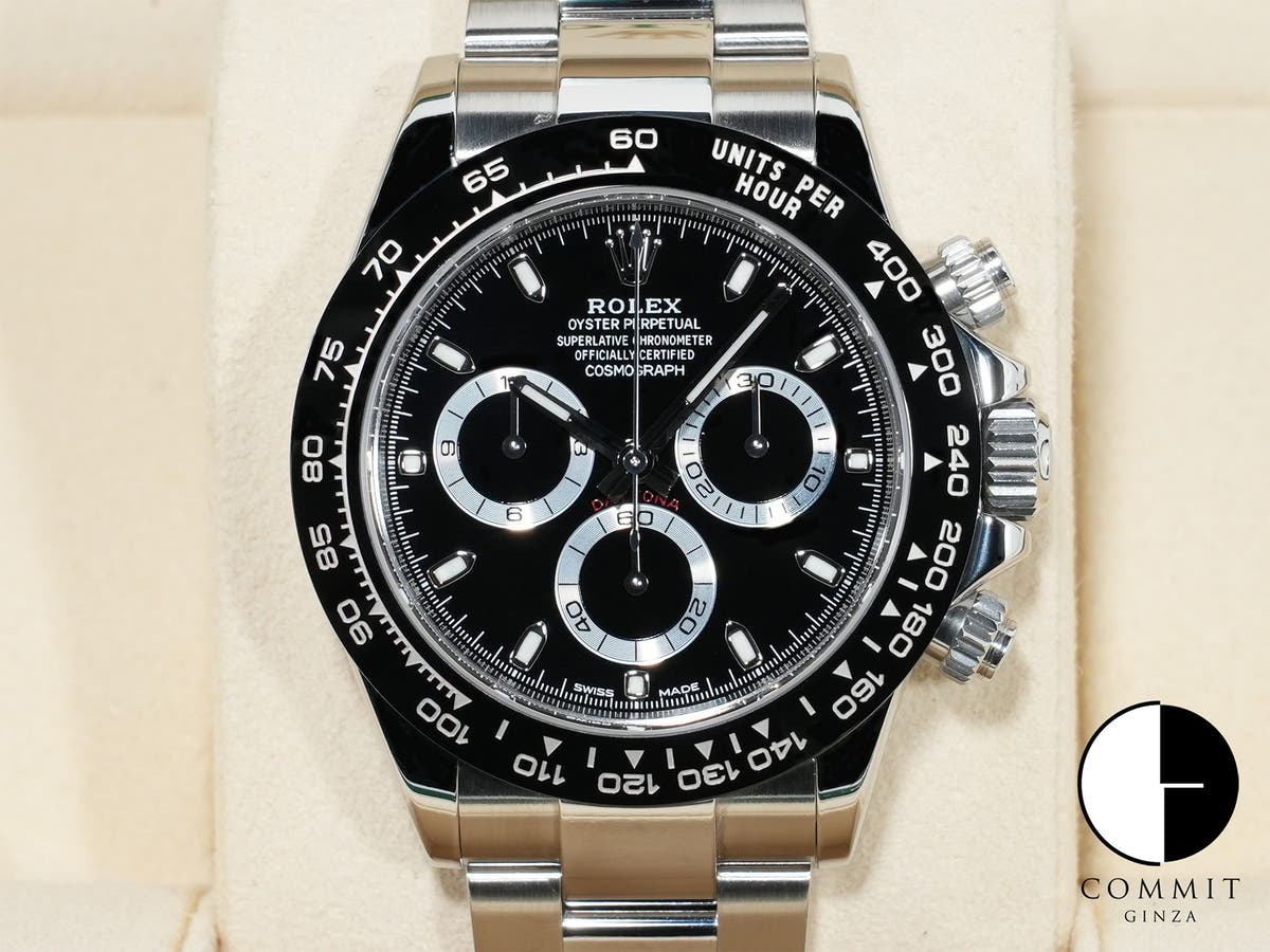 ロレックス デイトナ Ref.116500LN ステンレススチール ブラック文字盤 中古 5kwkqyj4