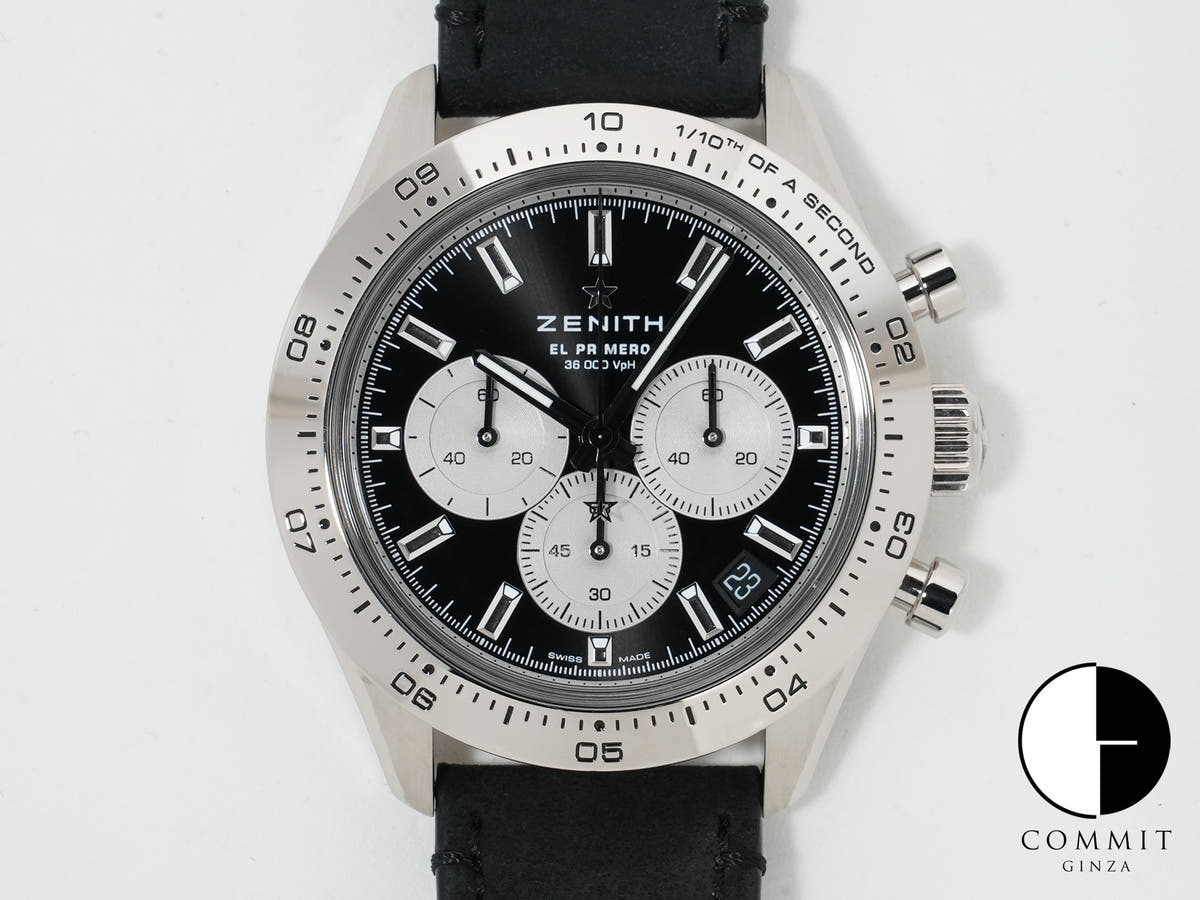Zenith Chronomaster Sport Gold Ref. 65.3101.3600/21.C920 18K White Gold Black Dial Excellent Condition 3h2pnxv9