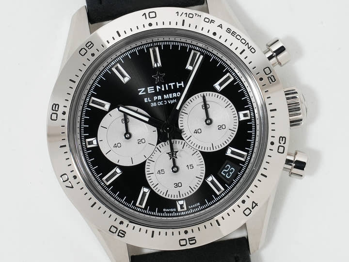 Zenith Chronomaster Sport Gold Ref. 65.3101.3600/21.C920 18K White Gold Black Dial Excellent Condition 3h2pnxv9