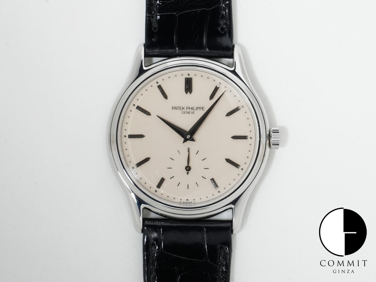 パテックフィリップ カラトラバ Ref.3923A ステンレススチール アイボリー文字盤 美中古 in49jmv6
