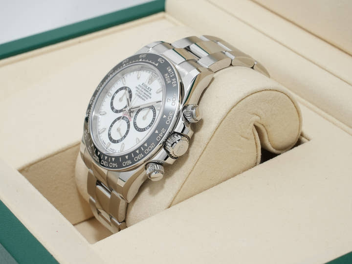 ロレックス デイトナ Ref.126500LN ステンレススチール ホワイト文字盤 極美品 7e69wfwc