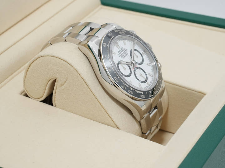 ロレックス デイトナ Ref.126500LN ステンレススチール ホワイト文字盤 極美品 7e69wfwc